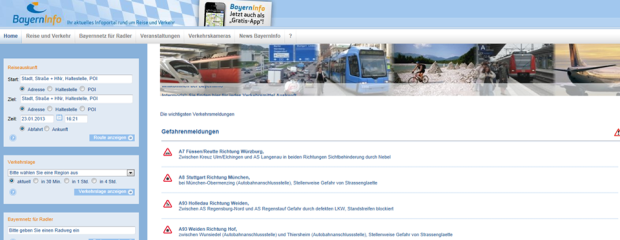 Startseite für den Internet-Dienst von www.bayerninfo.de Startseite für den Internet-Dienst von www.bayerninfo.de