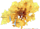 Modellprojekt Siedlungsentwicklung und Mobilität - Wohnkosten in den einzelnen Gemeinden