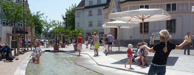 Ludwigsplatz in Rosenheim: Städtebauliche Aufwertung des öffentlichen Raumes in Rosenheim, Ludwigsplatz Ludwigsplatz in Rosenheim: Städtebauliche Aufwertung des öffentlichen Raumes in Rosenheim, Ludwigsplatz