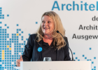 Eröffnung der Ausstellung "Architektouren" durch die Präsidentin der Bayerischen Architektenkammer, Prof. Lydia Haack