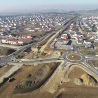 Drohnenfoto der Staatsstraße (St) 2335 – Höhenfreimachung bei Hepberg