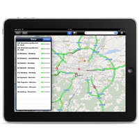 Kostenloses Verkehrsinformations-App für iPhone und iPad Kostenloses Verkehrsinformations-App für iPhone und iPad