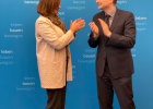 Verkehrsminister Hans Reichhart und Landtagspräsidentin Ilse Aigner.