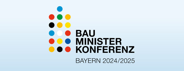 Logo Bauministerkonferenz Bayern 2024/2025 Logo Bauministerkonferenz Bayern 2024/2025