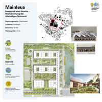 Projektsteckbrief des Marktes Mainleus mit Plänen, Visualisierungen und den wichtigsten zahlen zum LANDSTADT-Projekt Projektsteckbrief des Marktes Mainleus mit Plänen, Visualisierungen und den wichtigsten zahlen zum LANDSTADT-Projekt