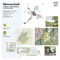 Projektsteckbrief der Stadt Münnerstadt mit Plänen, Visualisierungen und den wichtigsten zahlen zum LANDSTADT-Projekt Projektsteckbrief der Stadt Münnerstadt mit Plänen, Visualisierungen und den wichtigsten zahlen zum LANDSTADT-Projekt