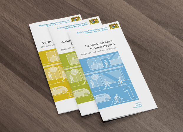 Drei Flyer der Inforeihe "Mobilität und Verkehr" Drei Flyer der Inforeihe "Mobilität und Verkehr"