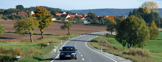 Staatsstraße 2253 südlich von Bad Windsheim Staatsstraße 2253 südlich von Bad Windsheim