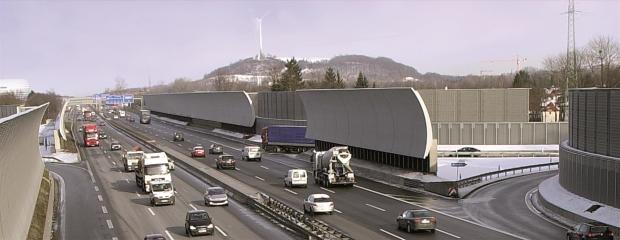 Bundesautobahn A 9 Lärmschutz Freimann