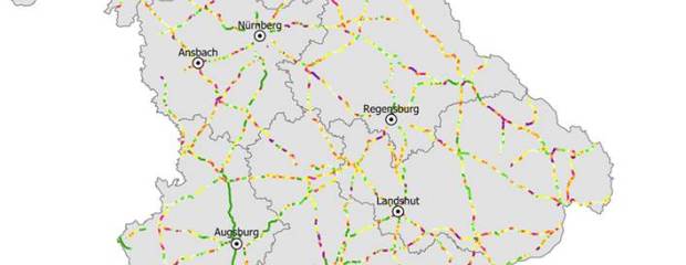 Sicherheitsniveau der Bundesstraßen 2010-2015 in Bayern Sicherheitsniveau der Bundesstraßen 2010-2015 in Bayern