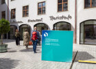 Tagungsort ist dieses Jahr das Asamgebäude, mit historischen Saal und Innenhof. 